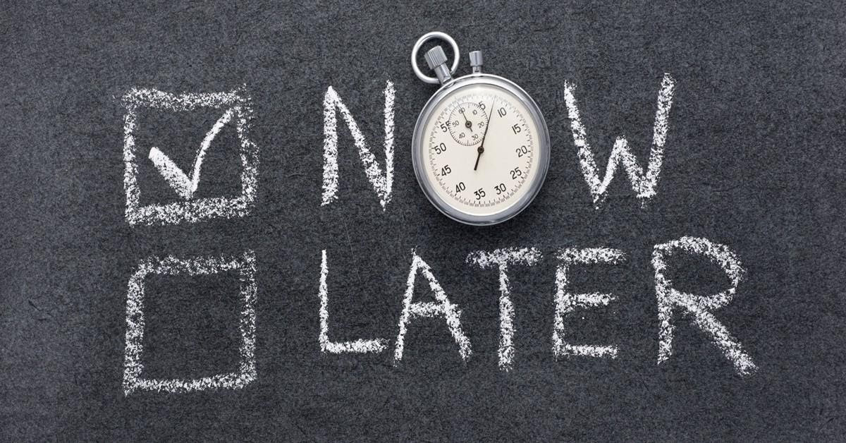 Checkboxes of now and later