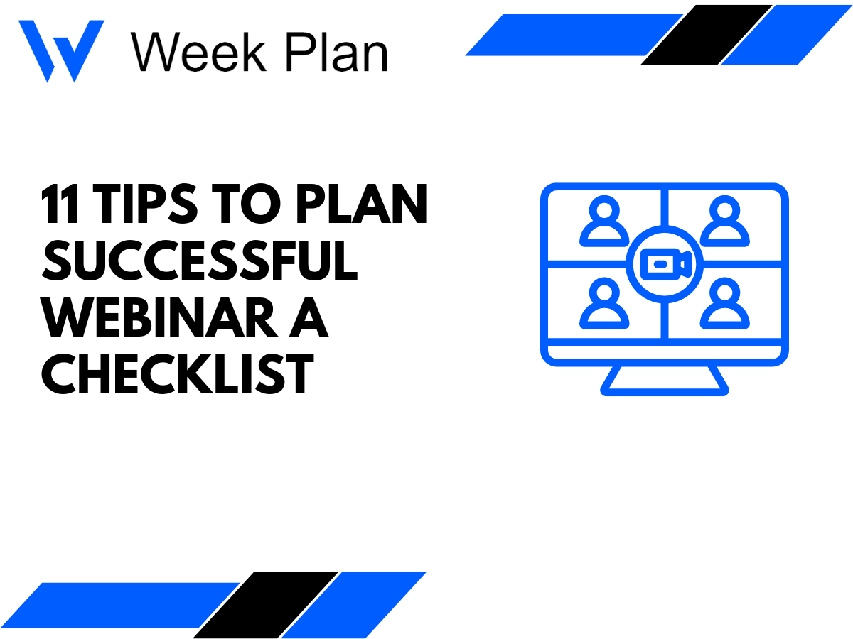 11 Tips to Plan Successful Webinar A Checklist