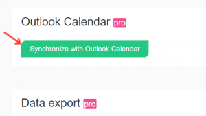 Outlook Calendar Screenshot