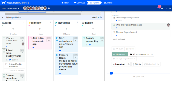task management software Screenshot