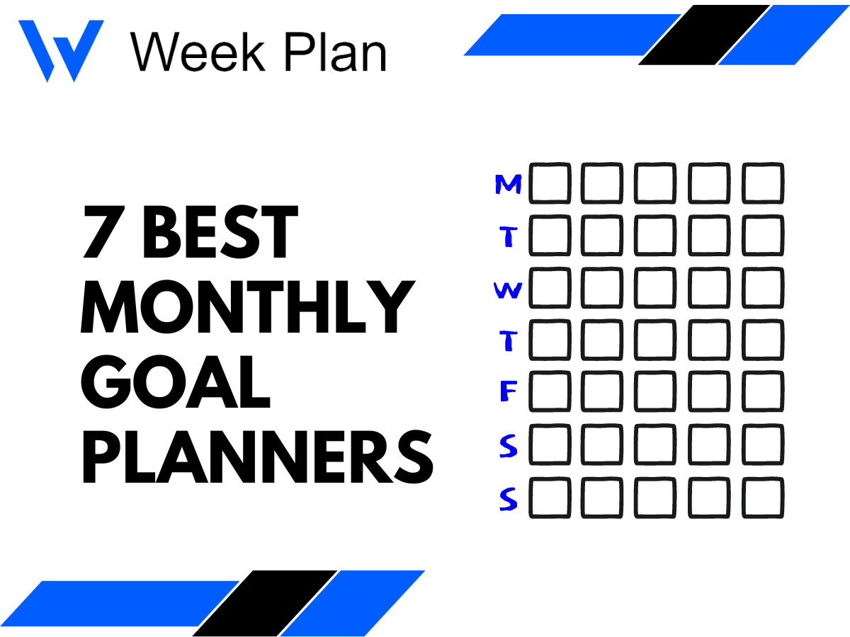 7 Best Monthly Goal Planners