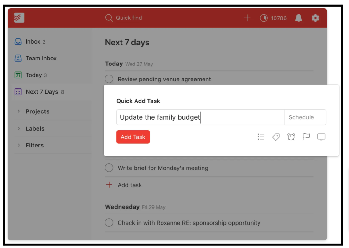 Task Creation with Due Dates and Priority Levels