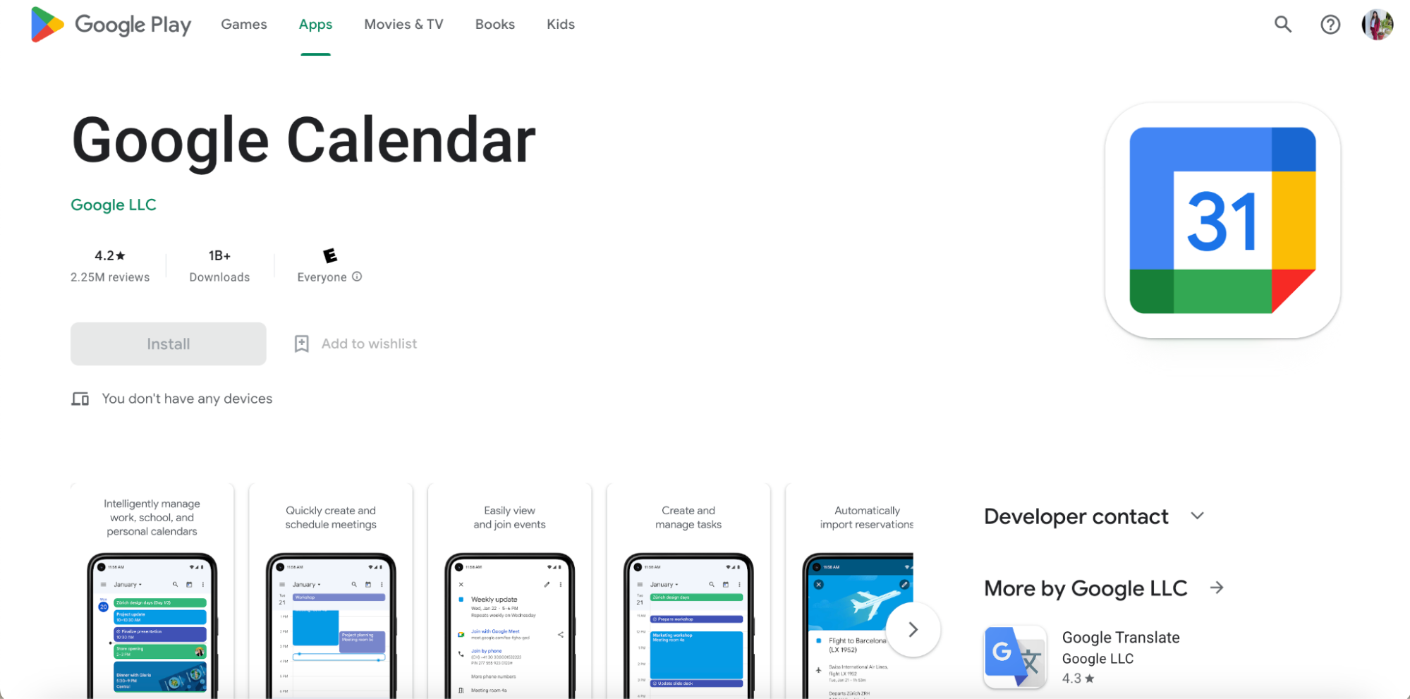 Google Calendar
