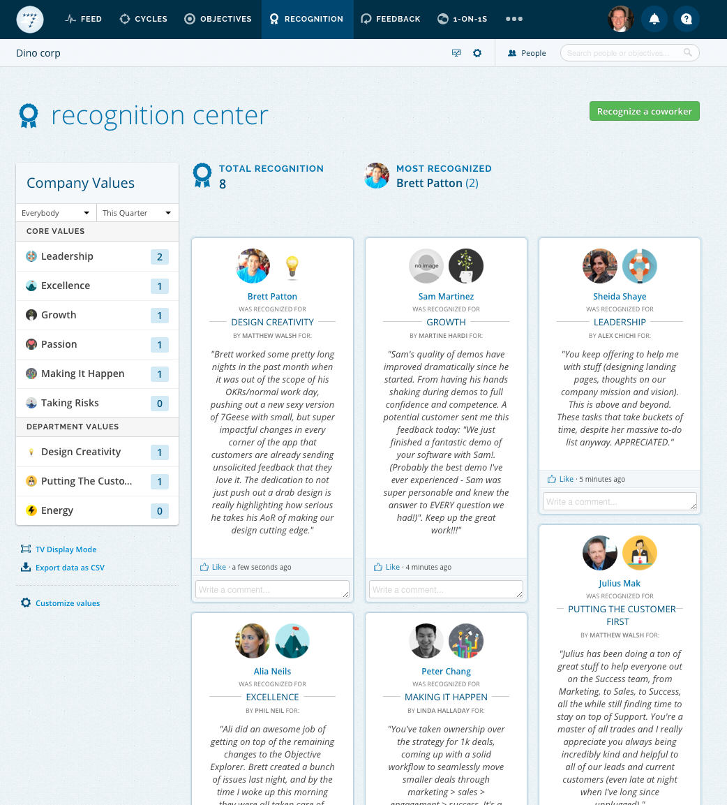 Employee Performance Reviews
