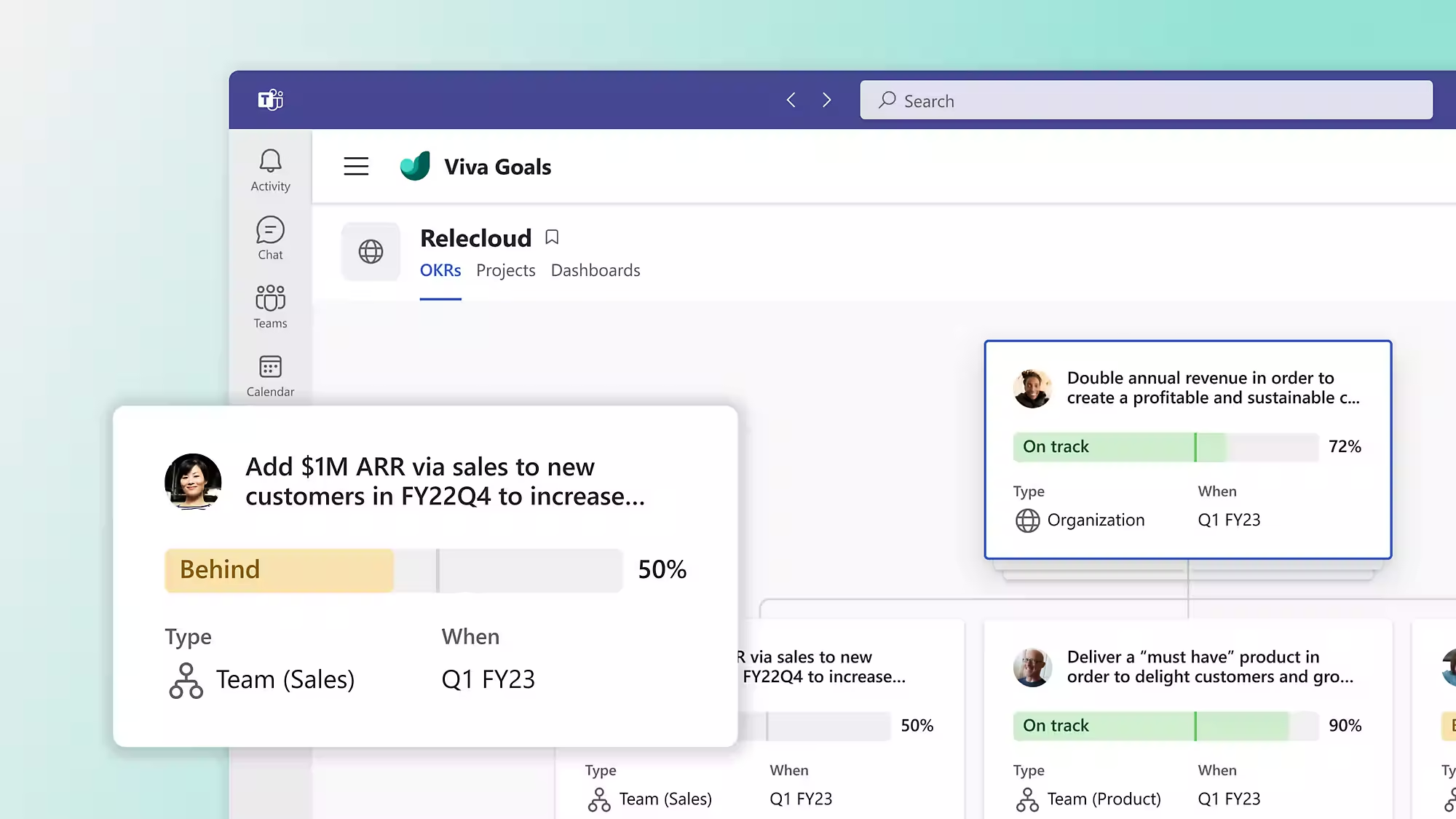 Goal Progress Visualization