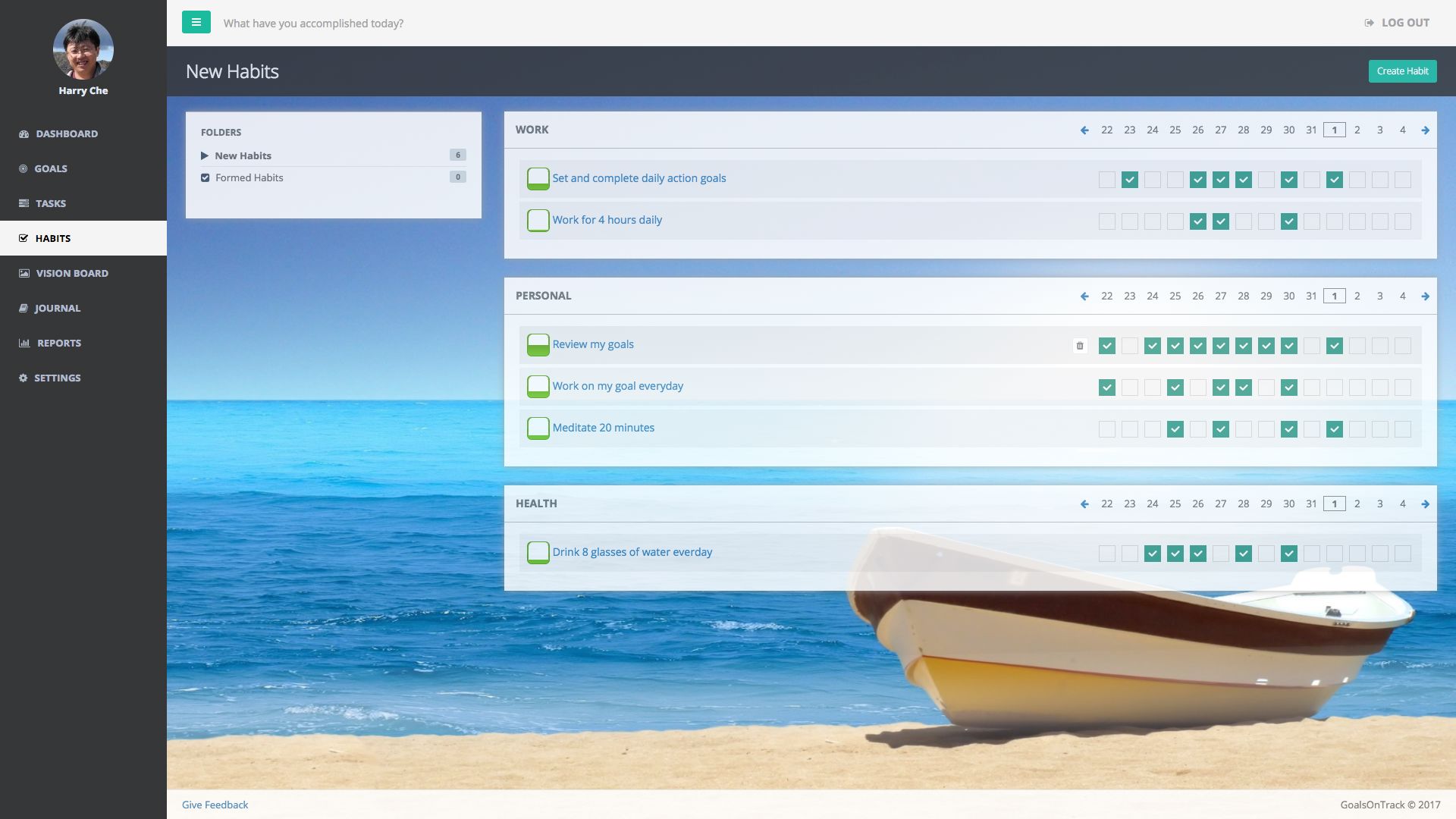 Habit Integration & Tracking