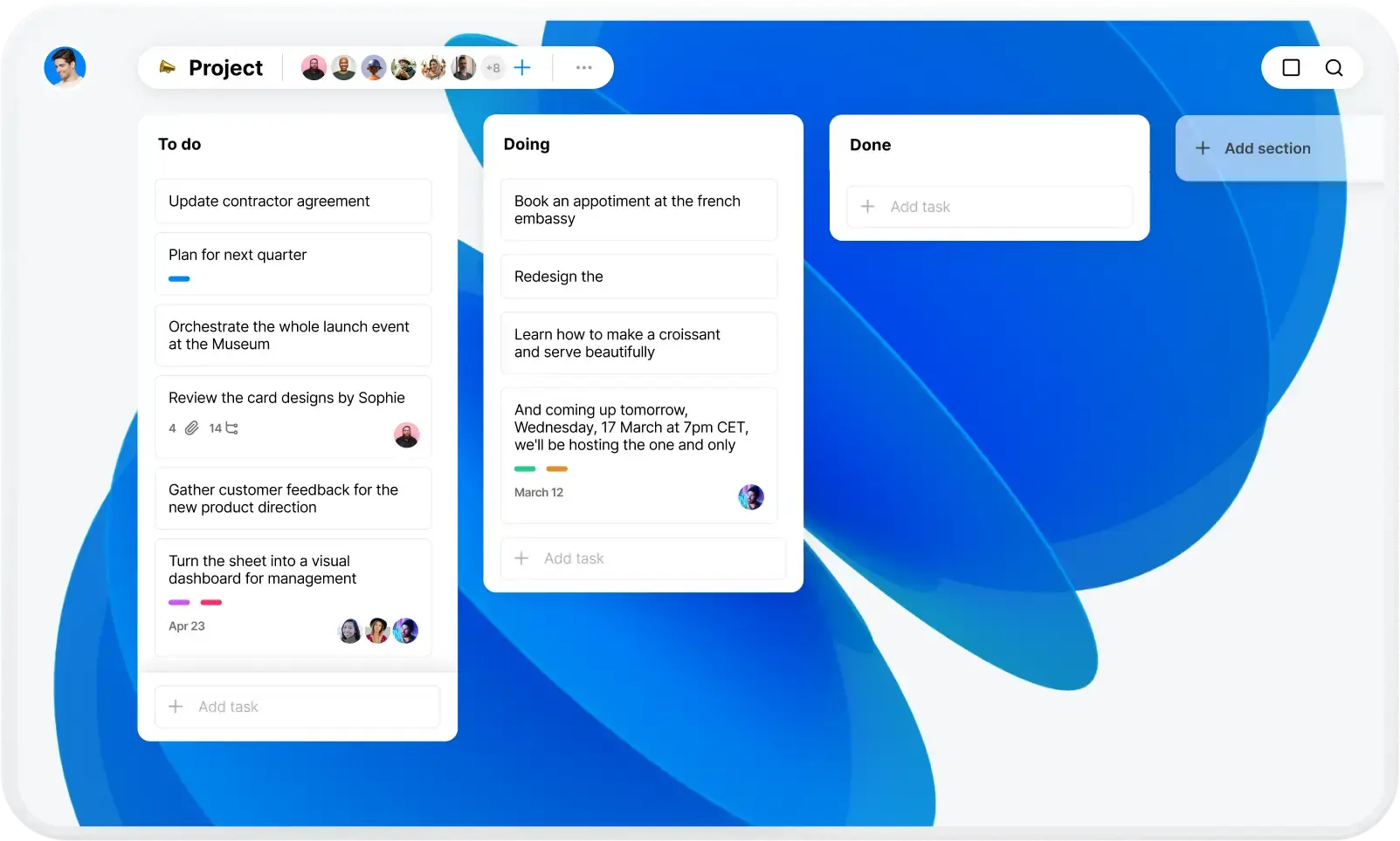 Integrated Calendar and Task List 