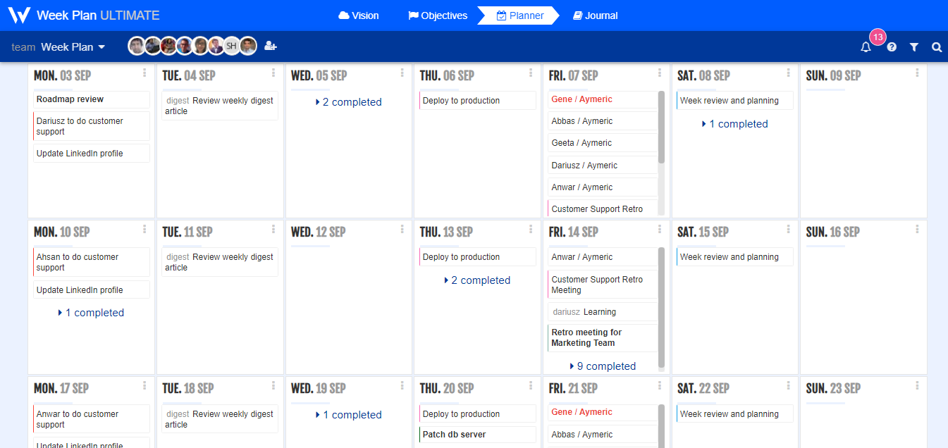Cultivate team collaboration and let people do great things together.