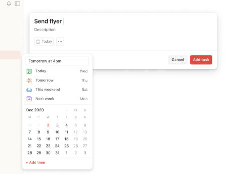 Due Dates and Reminder in Todoist