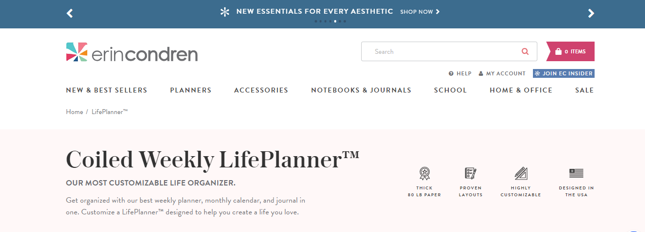 Erin Condren Life Planner