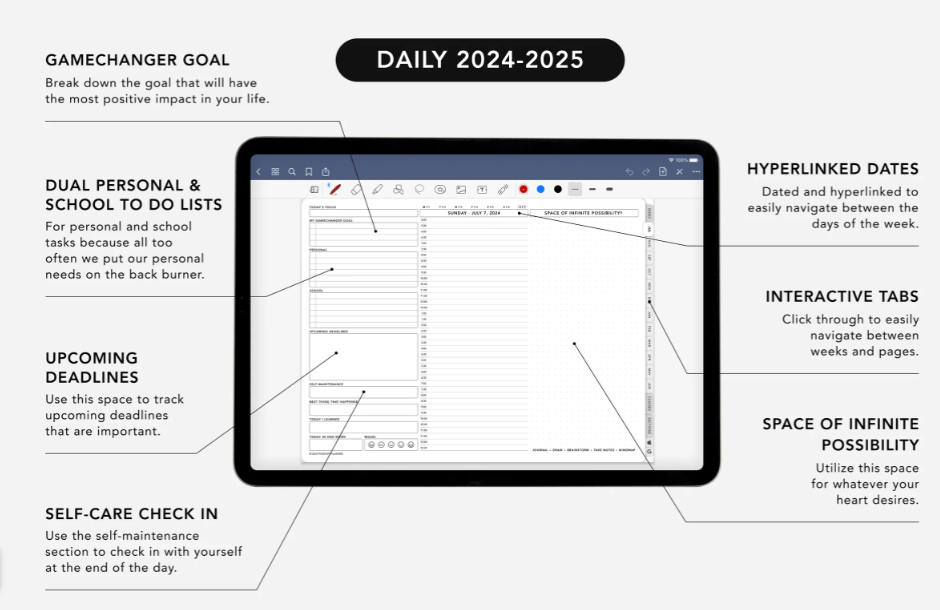 Goal Setting and Progress Tracking in Passion Planner