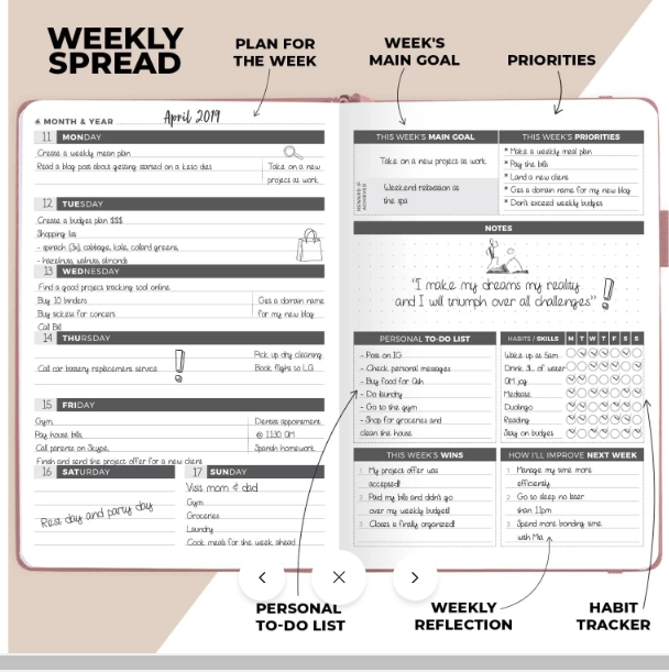Goal Tracking in Clever Fox Planner