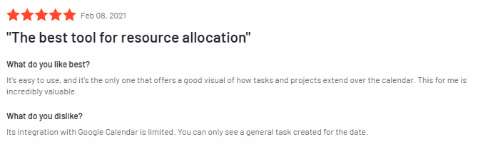 Customer Reviews - Toggl Plan