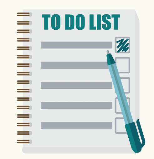 Pen and note pad for notes