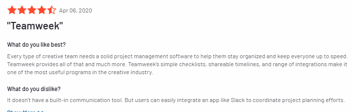 Customer Reviews - Toggl Plan