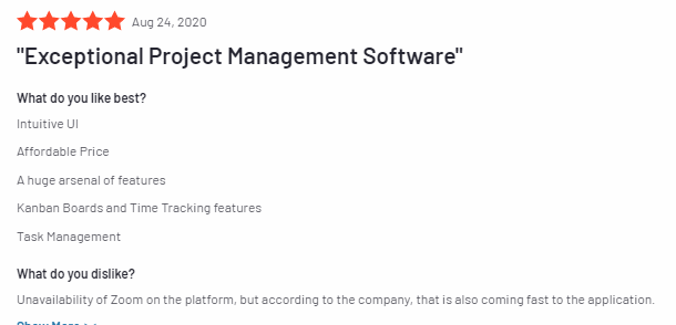 Customer Reviews - nTask