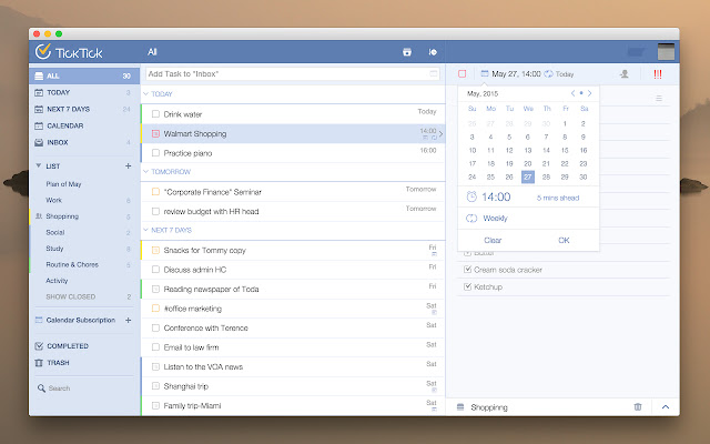 access your daily planner app on the go