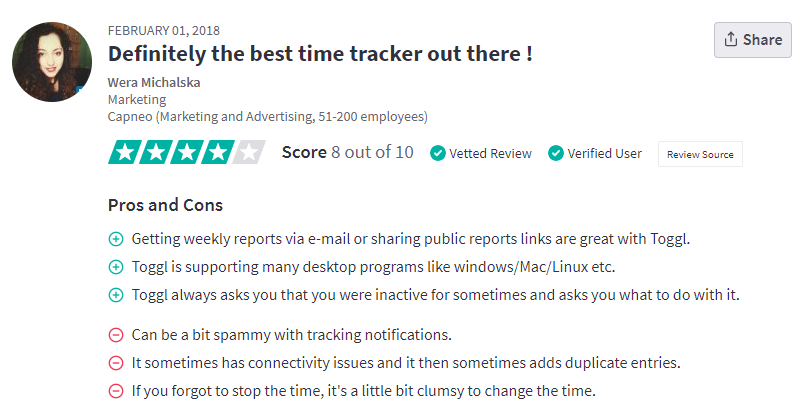 Toggle - Testimonials