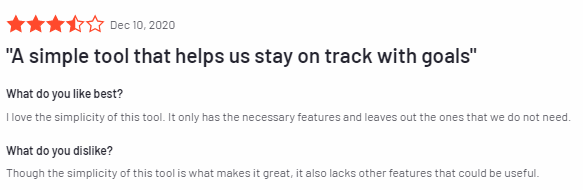 Customer Reviews - Week Plan