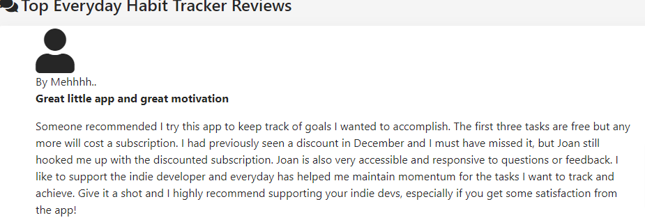 Every day  testimonials