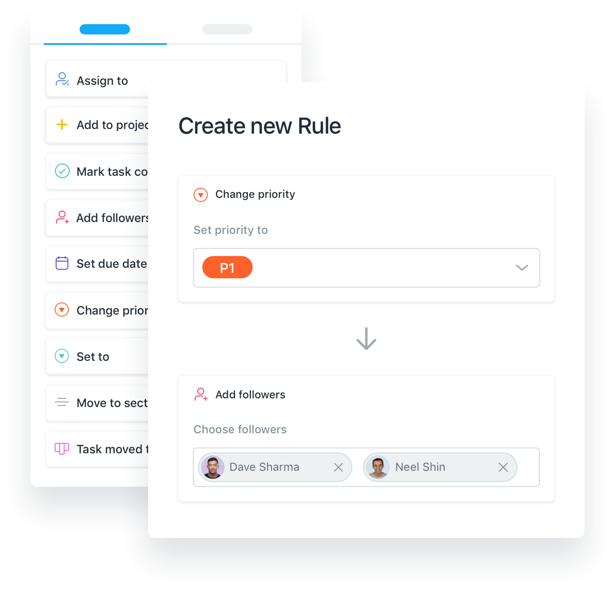 Custom Rules - Asana
