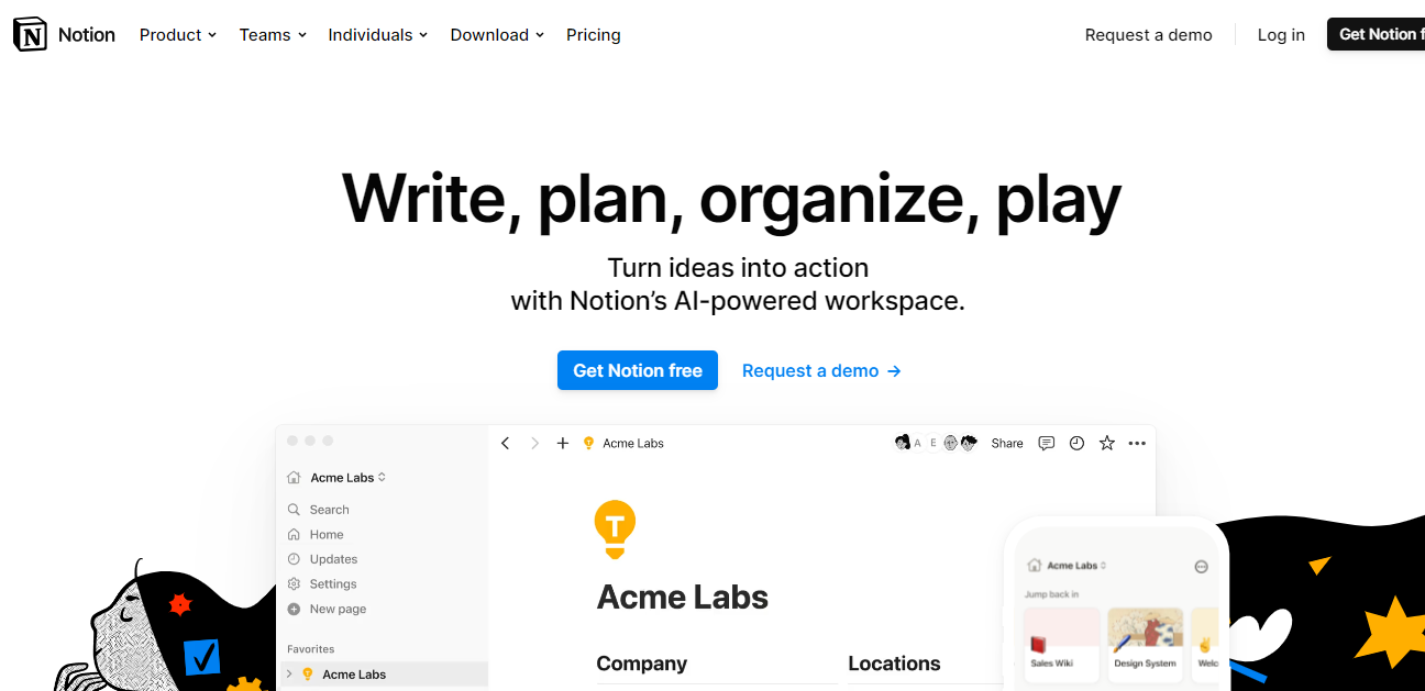 Notion- A Digital Planner 
