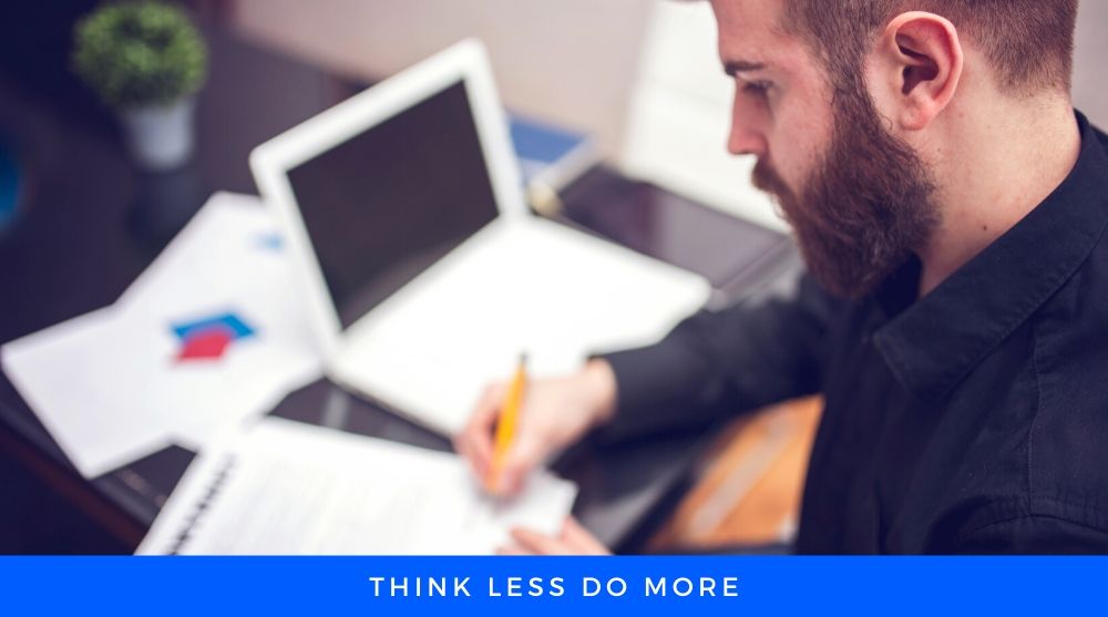 Man Focusing on Work