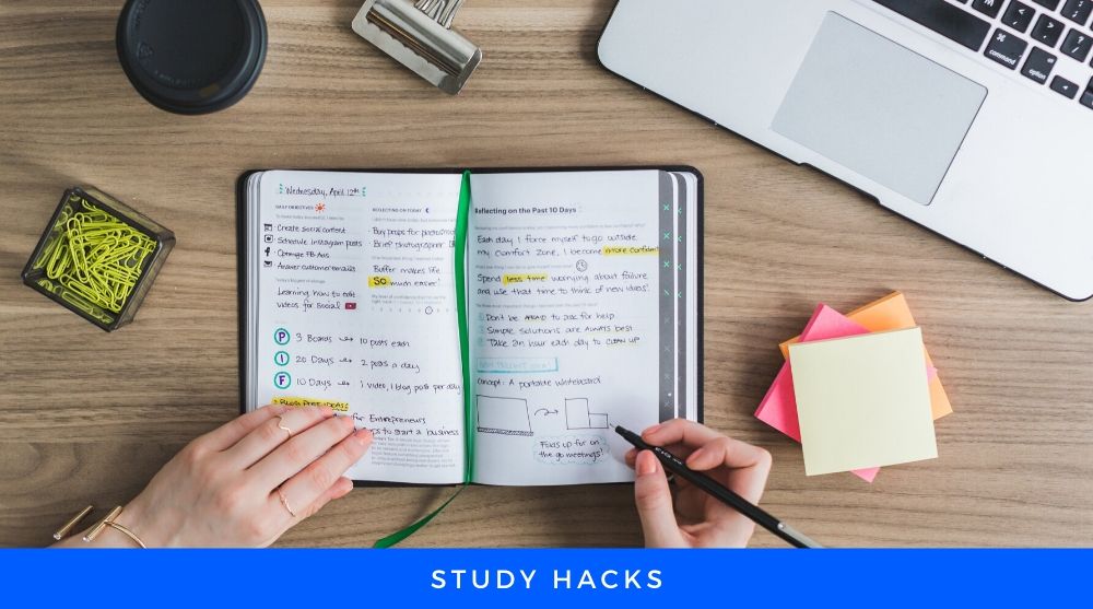 Study Hacks Hands Writting Study Stuff