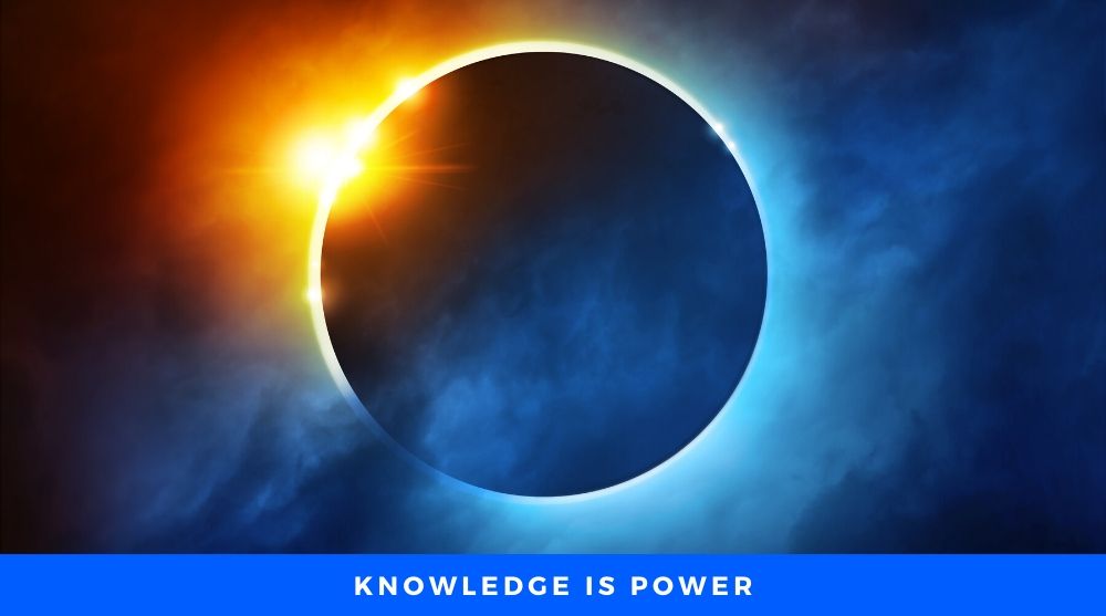 Knowledge is power Moon Rotating around the Earth