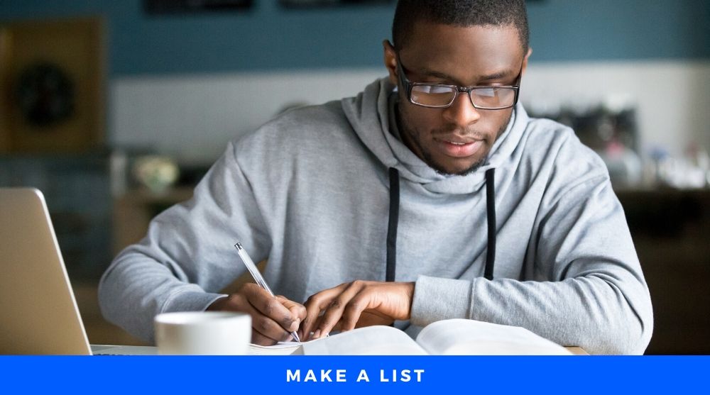 Create a List man Creating a list