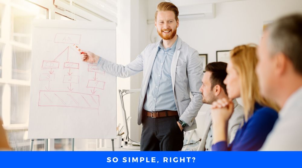 Simple Man uses Simple Technique to teach their colleages