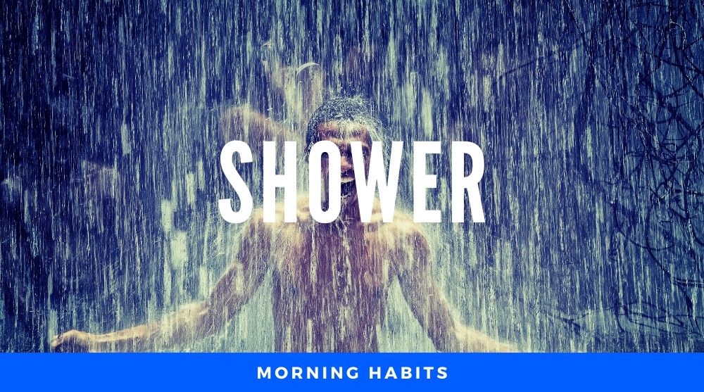 Take Shower Man showing Word SHOWER