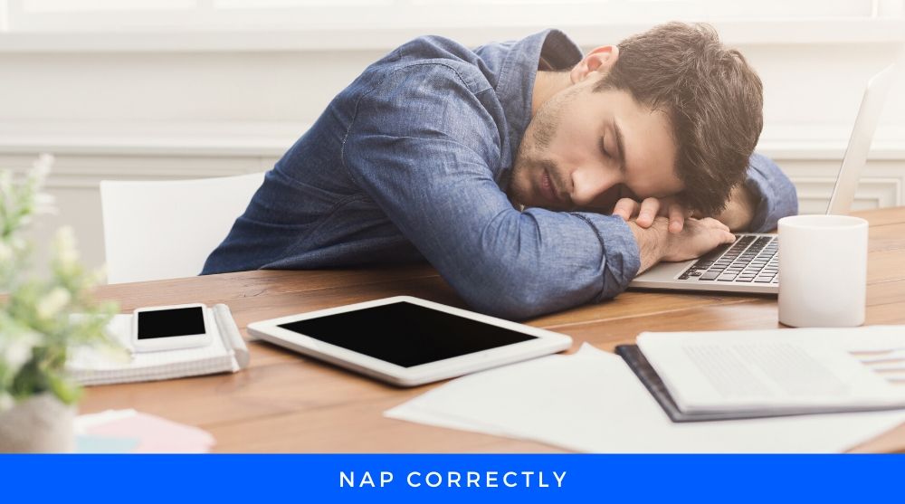 Man Sleeping on table