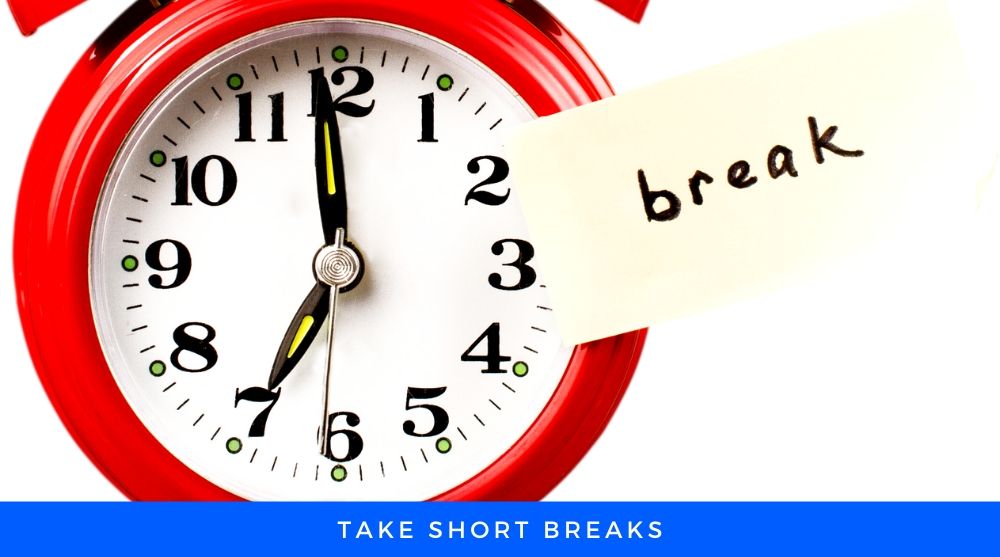 Clock Showing Break Time