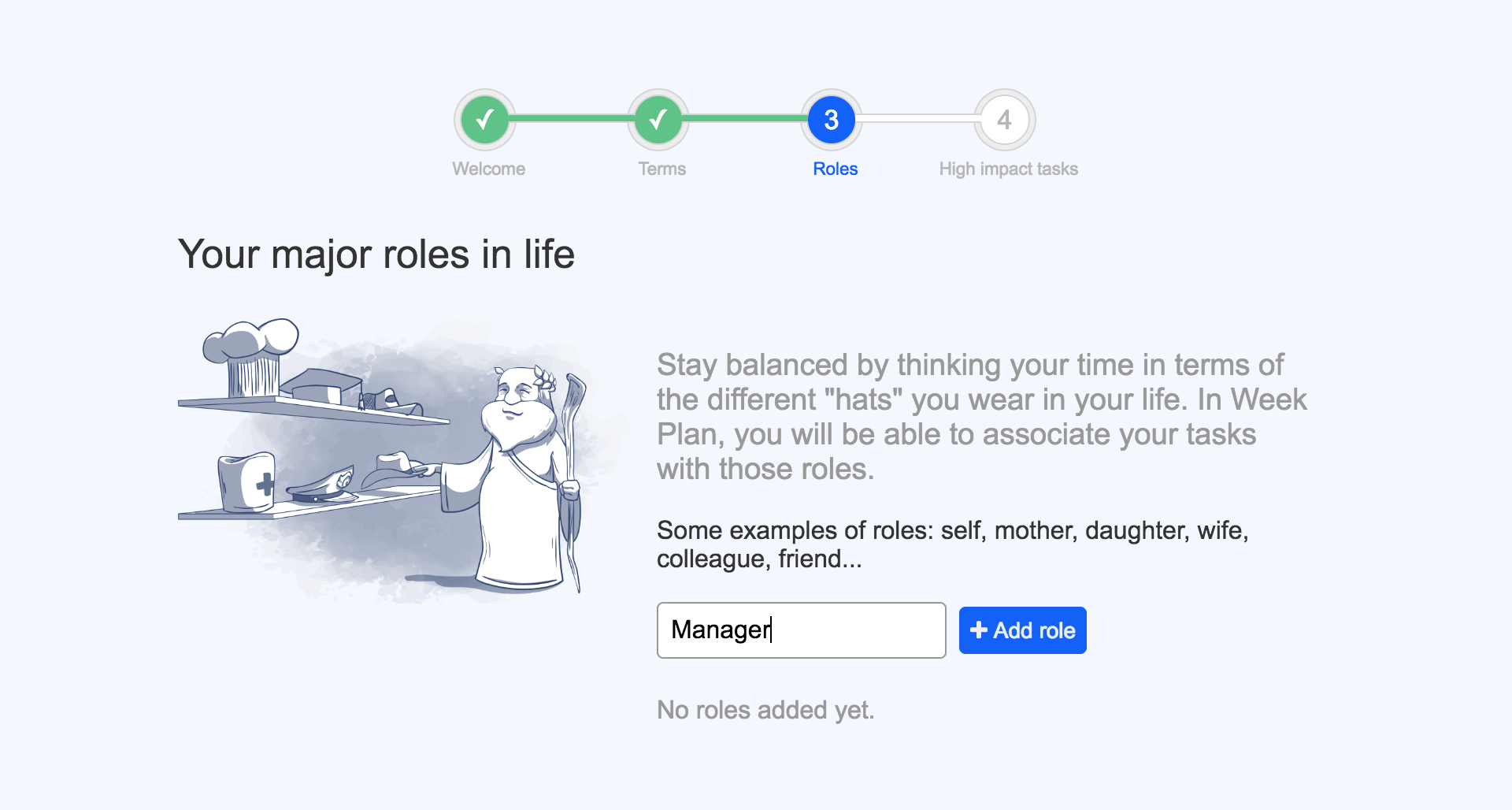 Screenshot of Roles MAnagement