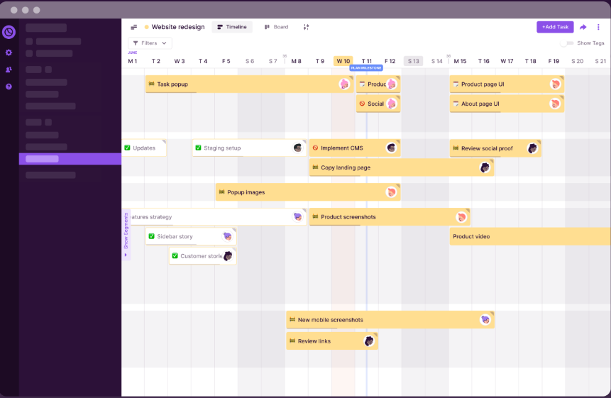 Task Management in Toggl Plan