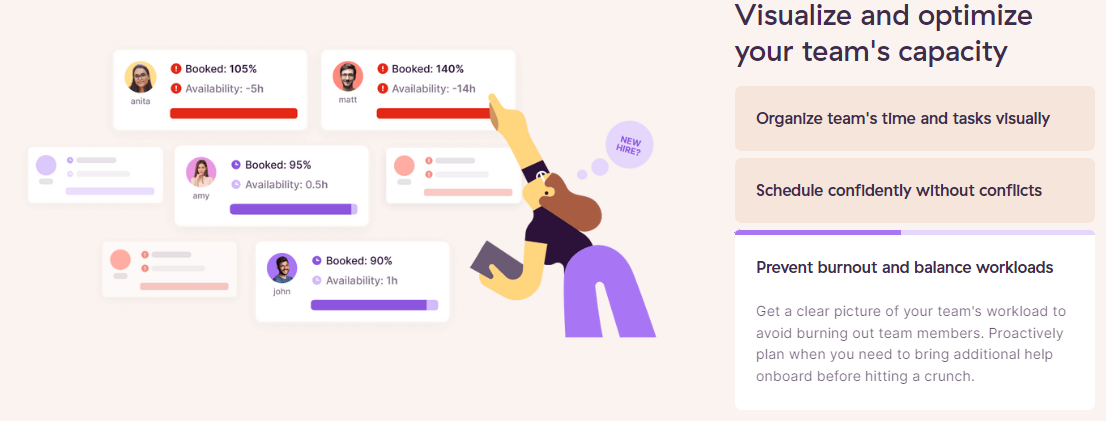 Team Availability Tracking in Toggl Plan