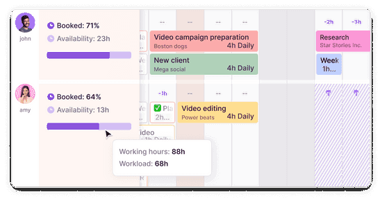 Time Tracking Feature in Toggl Plan